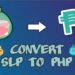 coingecko slp to php