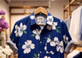 thespark shop flower style casual men shirt