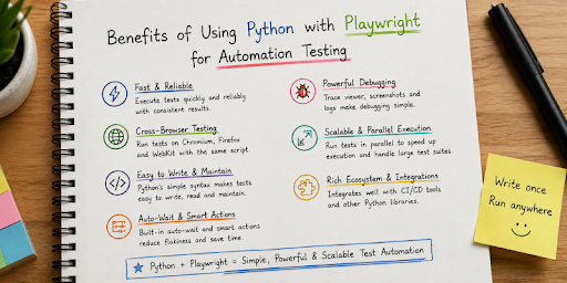 What Are the Benefits of Using Python with Playwright for Automation Testing?